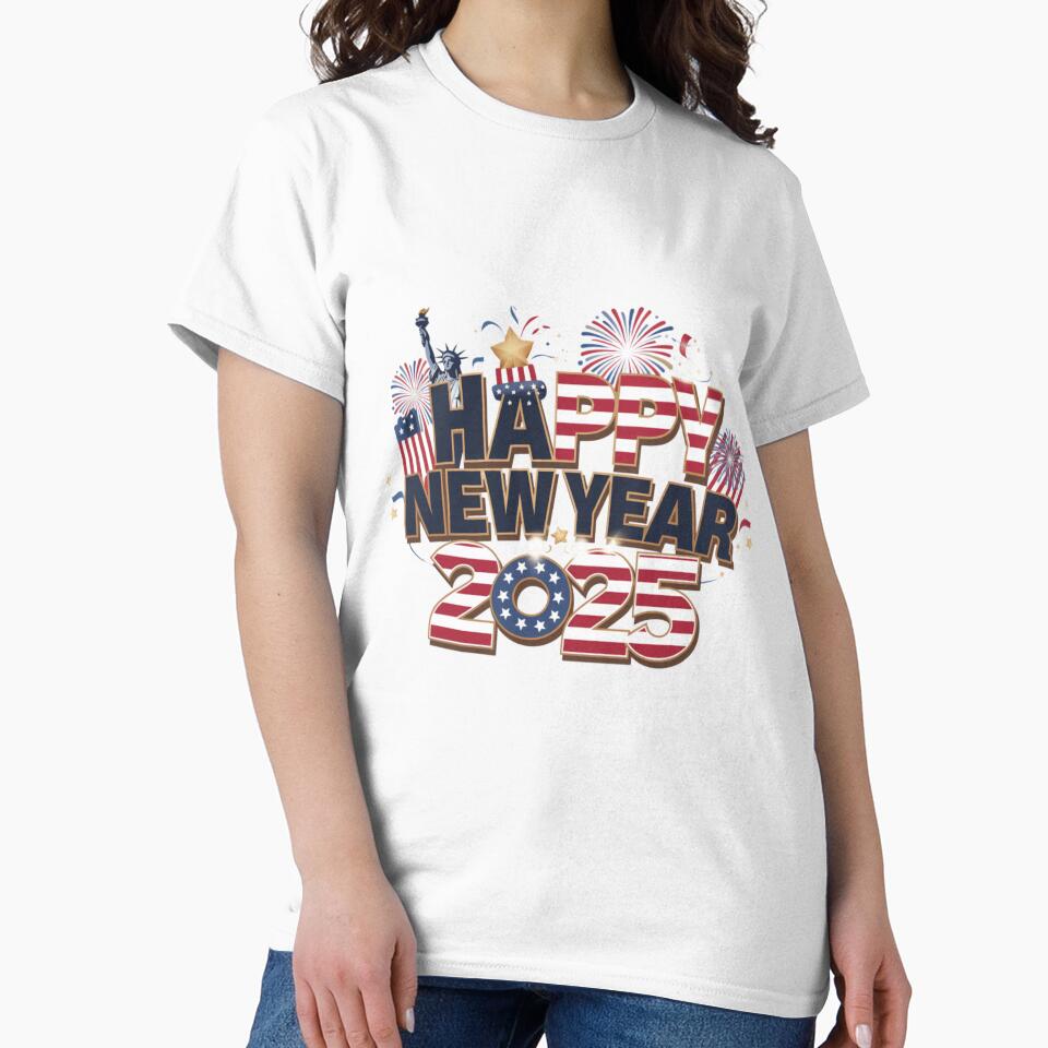 Happy New Year 2025 - Celebrate the Beginning of a Bright Future by AduClothhut T-Shirts, Hoodie, Sweatshirt (Image 2)