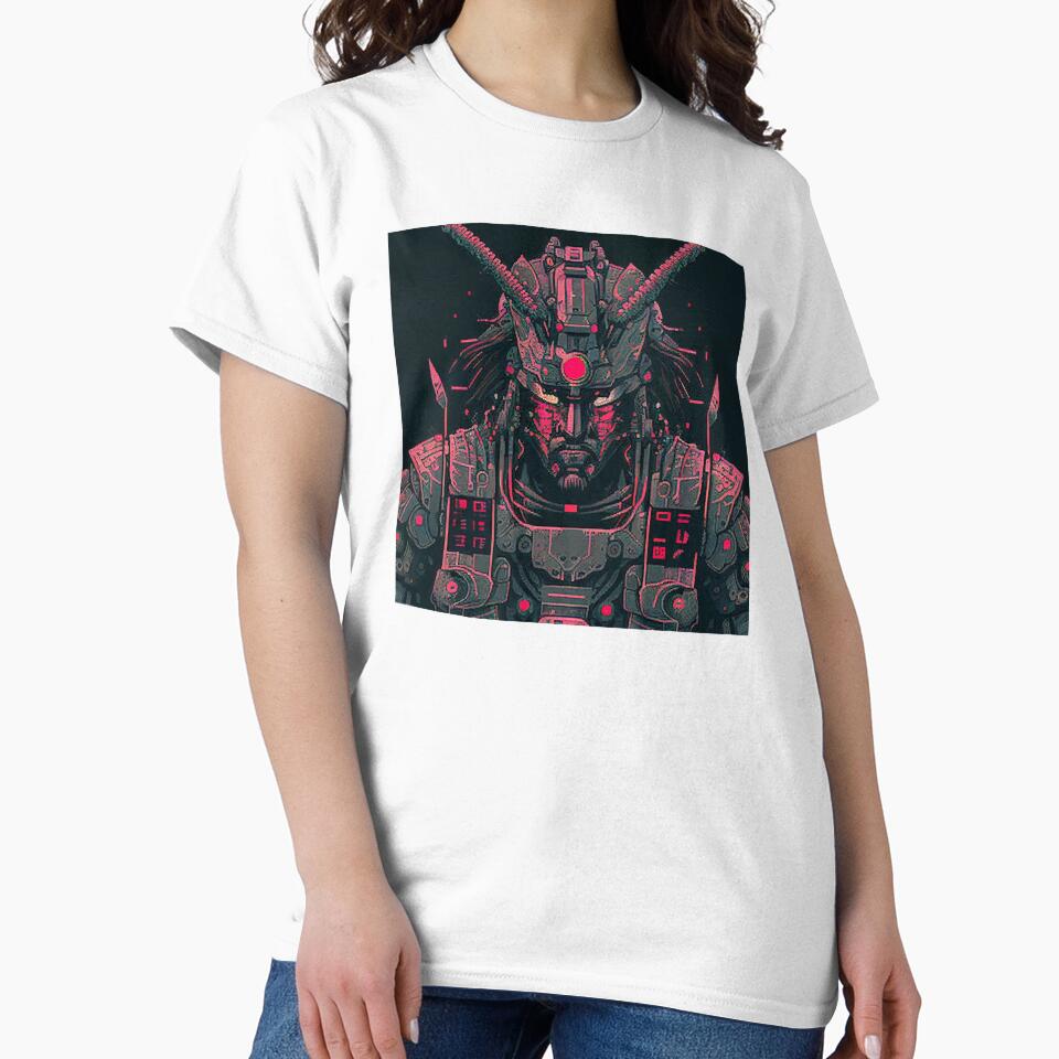 Cyborg samurai. by Pixelarium T-Shirts, Hoodie, Sweatshirt | BlankRebels.com (Image 2)