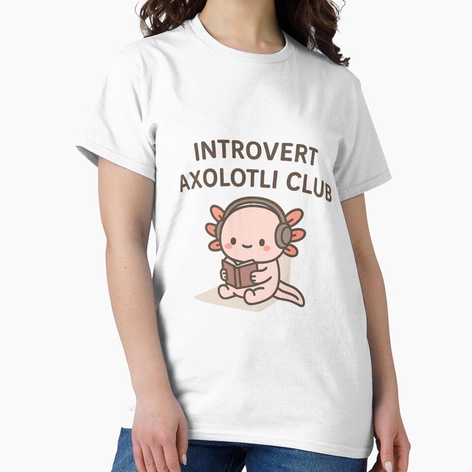 Introvert Axolotl Club by ALITOPRINCE T-Shirts, Hoodie, Sweatshirt | BlankRebels.com (Image 2)