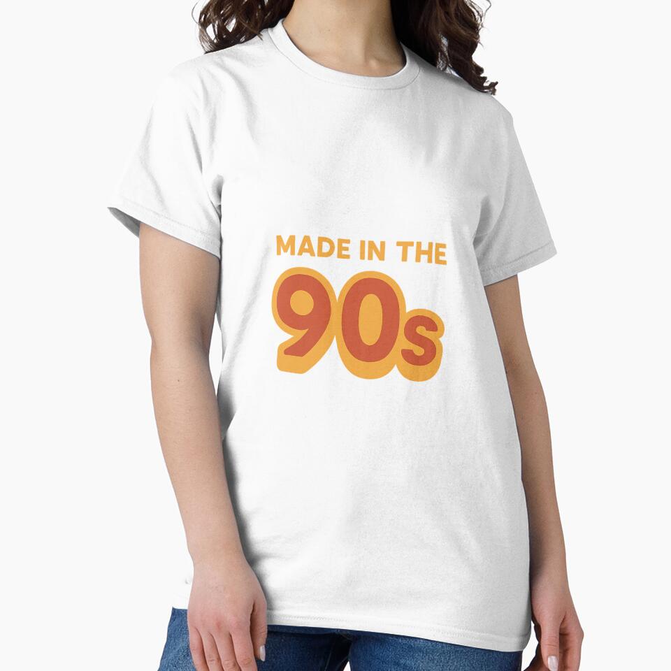 Made in the 90s Aesthetic Retro Pastel T-Shirt – 90s Baby Gift by DJCApparel Hoodie, Sweatshirt | BlankRebels.com (Image 2)