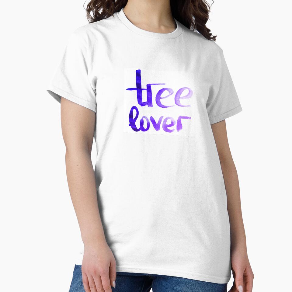 Tree lover lettering | Tree lover watercolor hand lettering by lausn T-Shirts, Hoodie, Sweatshirt | BlankRebels.com (Image 2)