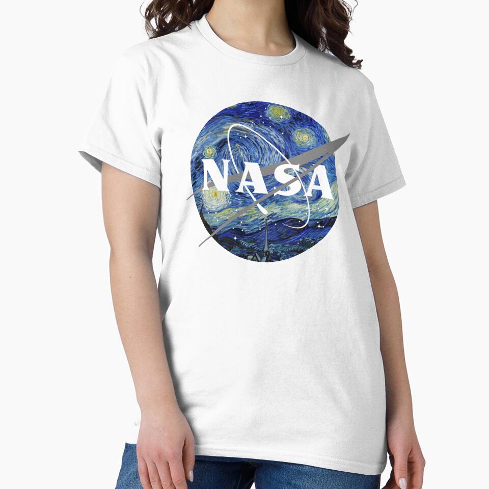 Nasa Van Gogh Starry Night Logo by HQShirts T-Shirts, Hoodie, Sweatshirt | BlankRebels.com (Image 2)