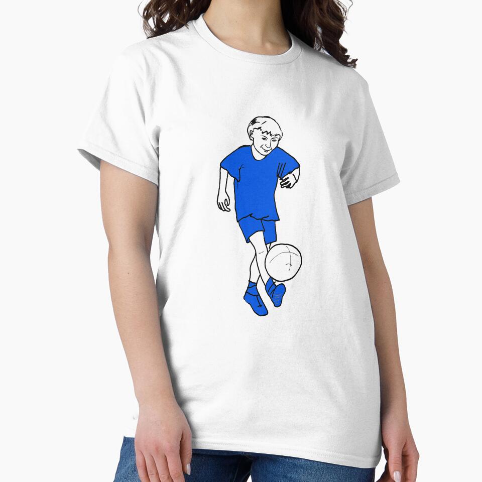 Soccer Boy in Blue by MonicaArtist