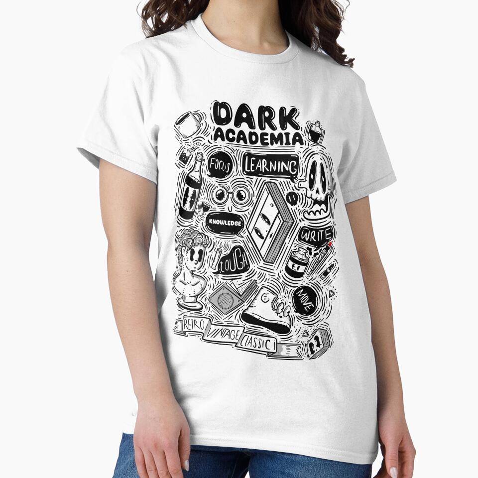Dark Academia by Artthree T-Shirts, Hoodie, Sweatshirt | BlankRebels.com (Image 2)