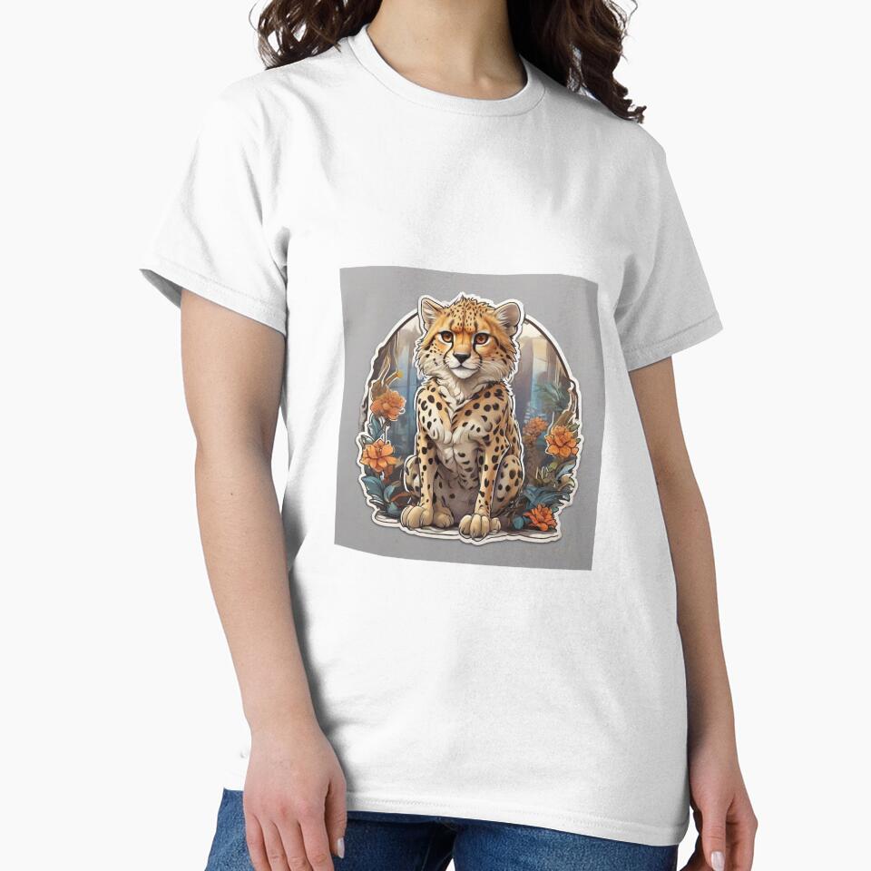 The cute leopard among the roses by abdelaziz0 T-Shirts, Hoodie, Sweatshirt | BlankRebels.com (Image 2)