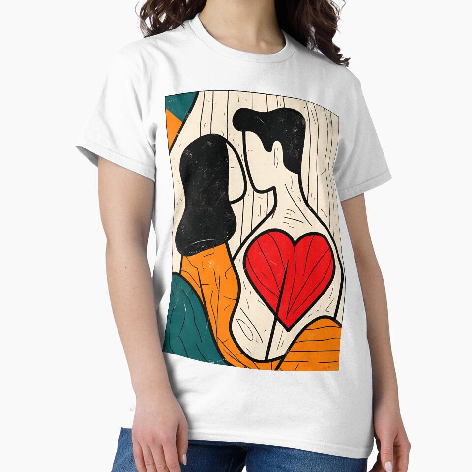 Love Couple illustration by PrintyArts T-Shirts, Hoodie, Sweatshirt | BlankRebels.com (Image 2)