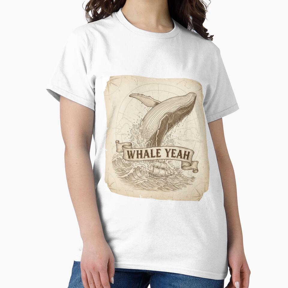 Whale yeah compass background by SweetySugar T-Shirts, Hoodie, Sweatshirt | BlankRebels.com (Image 2)