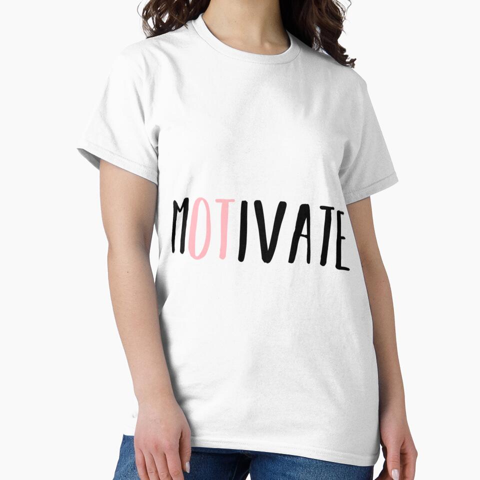 Motivate Minimal Typography by rlgfzihr92 T-Shirts, Hoodie, Sweatshirt | BlankRebels.com (Image 2)