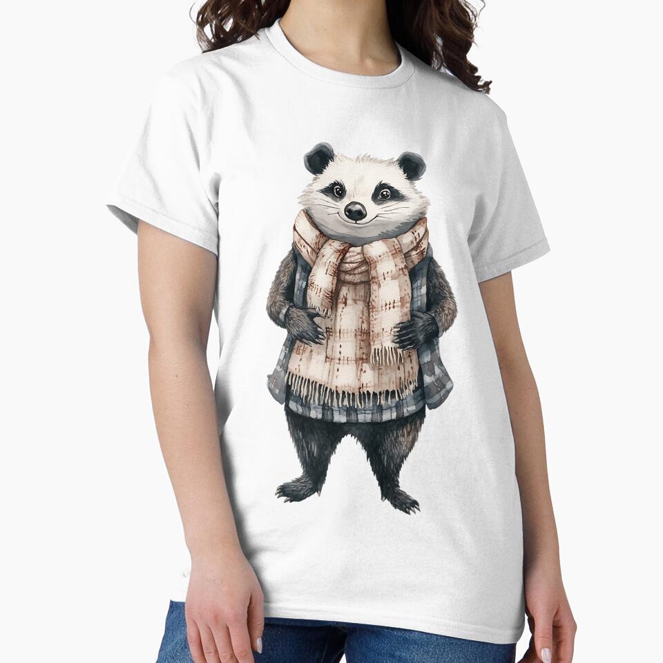 Cottagecore Badger by bapupa T-Shirts, Hoodie, Sweatshirt | BlankRebels.com (Image 2)