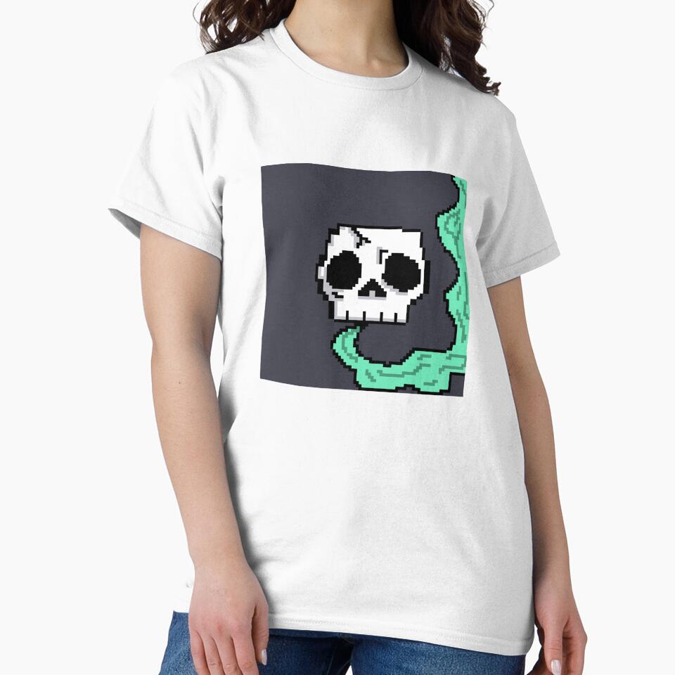 Pixel art skull by t-pixel