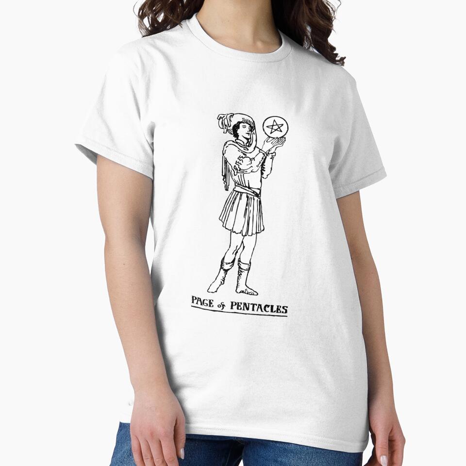 Tarot Card  Page of Pentacles Tarot by taaddison50 T-Shirts, Hoodie, Sweatshirt | BlankRebels.com (Image 2)