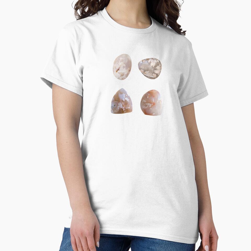 Sakura Flower Agate Crystal by mooneko T-Shirts, Hoodie, Sweatshirt | BlankRebels.com (Image 2)