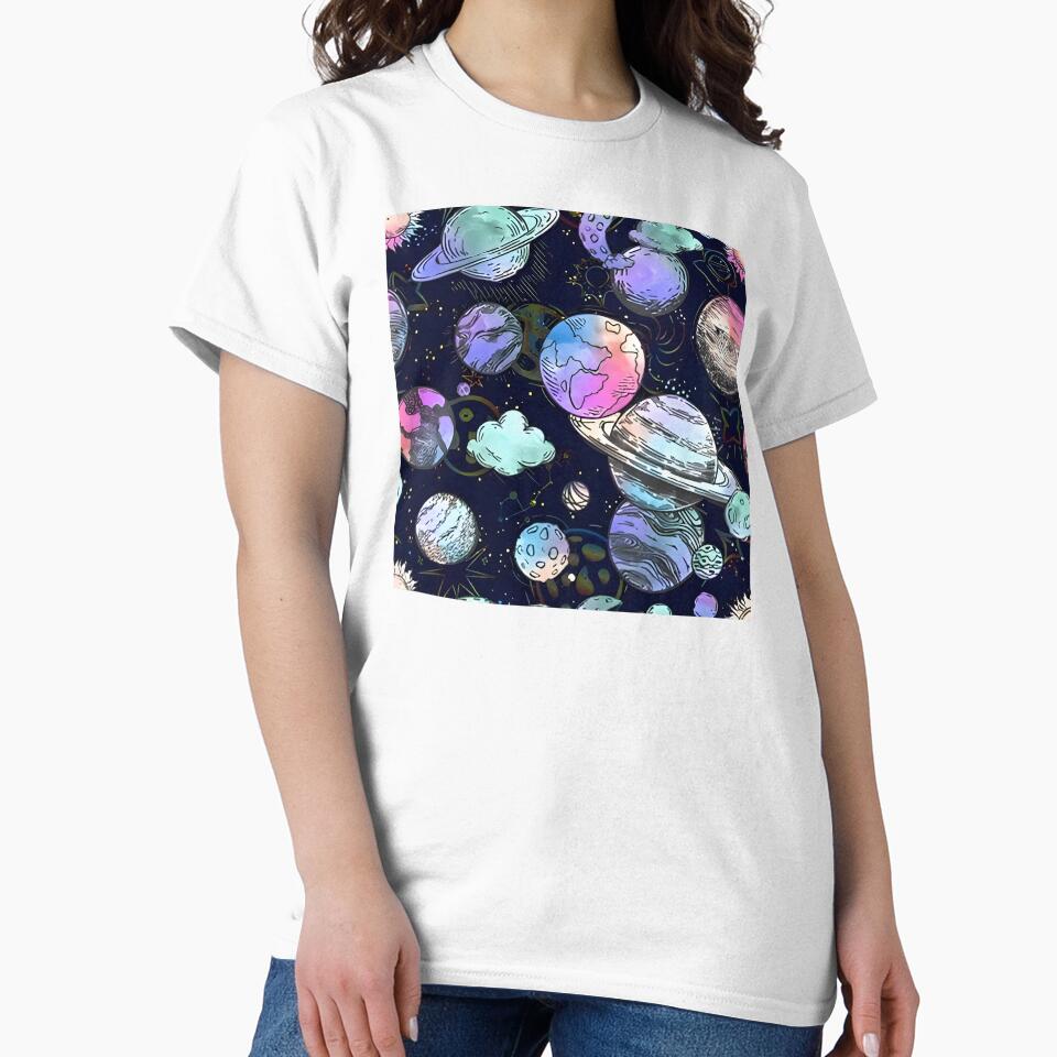Pastel Space | Cosmic Pastel Galaxy Art & Celestial Design by Imaginarium Depot - ImaginariumDepot.us T-Shirts,... (Image 2)