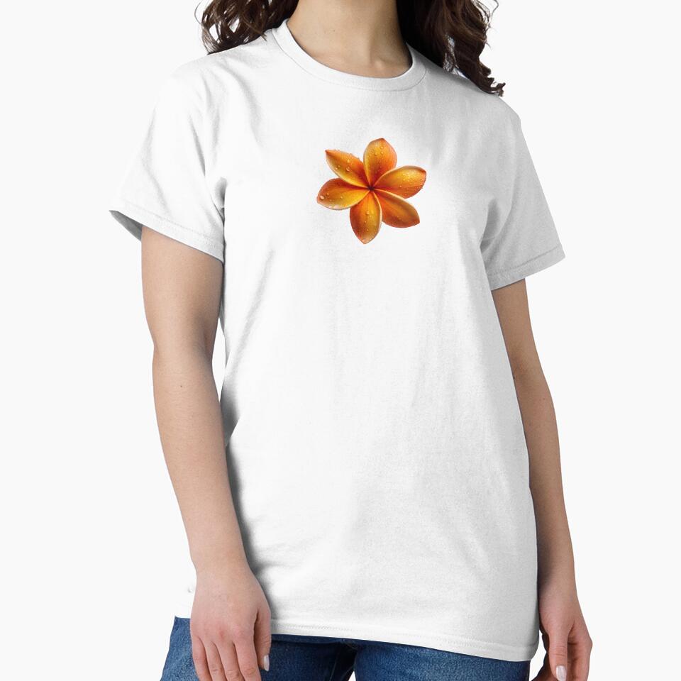 Orange Plumeria Flower T-Shirts, Hoodie, Sweatshirt