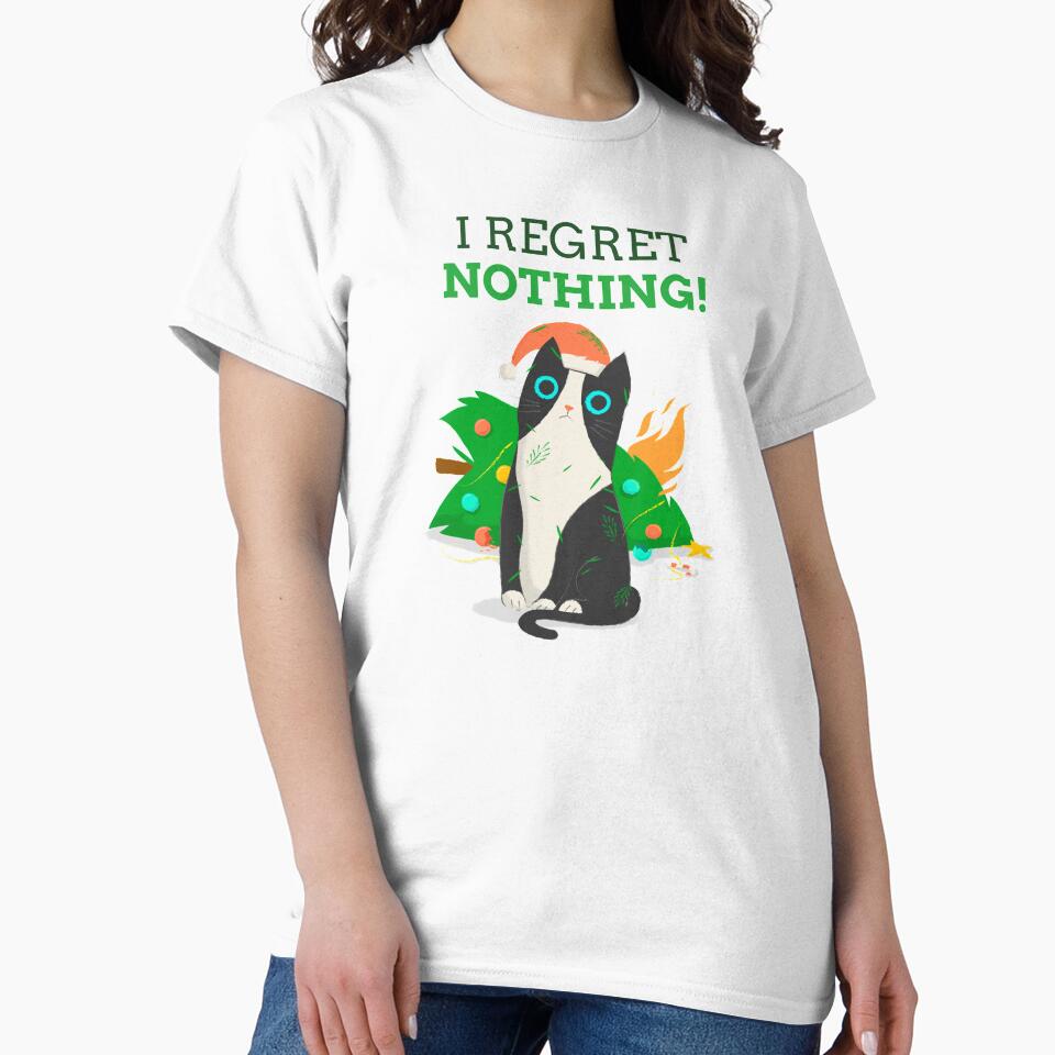I Regret Nothing Cat by ByLara T-Shirts, Hoodie, Sweatshirt | BlankRebels.com (Image 2)