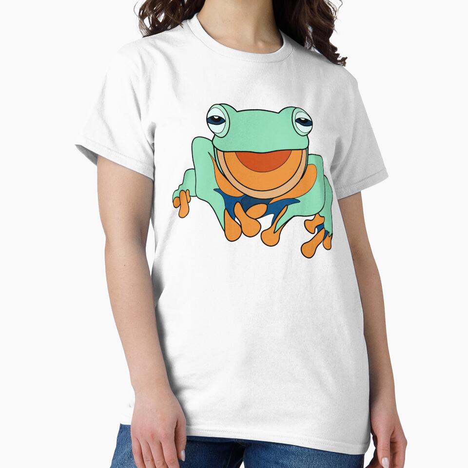 Cute Cartoon Frog by krisola T-Shirts, Hoodie, Sweatshirt | BlankRebels.com (Image 2)