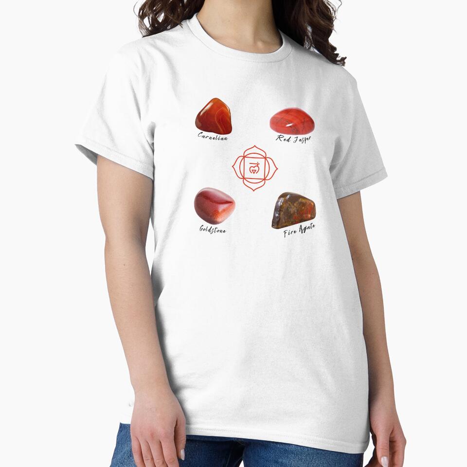 Root Chakra Crystals by mooneko T-Shirts, Hoodie, Sweatshirt | BlankRebels.com (Image 2)