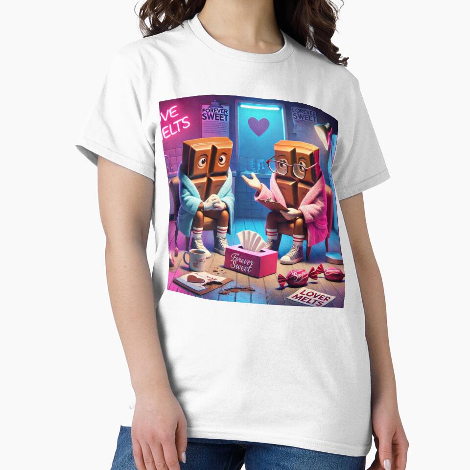 Chocolate Therapy Session – Funny 3D Candy Romance Parody by ComedyInkFactor T-Shirts, Hoodie, Sweatshirt (Image 2)