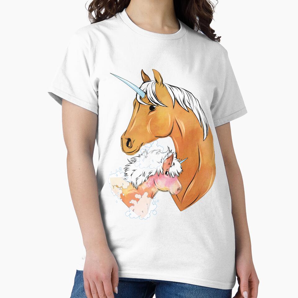 Horse Unicorn Mom by alexngn T-Shirts, Hoodie, Sweatshirt | BlankRebels.com (Image 2)