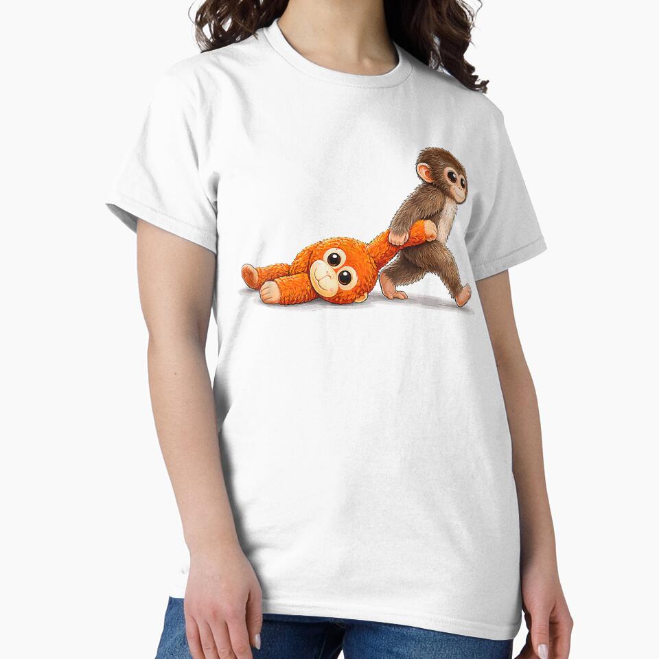 Retro Cute Monkey Punch Ultimately I Have To Be Brave Viral by raso1989