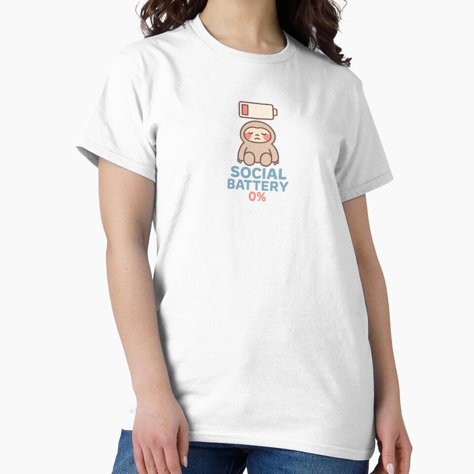 SocialBattery by DailyBullet T-Shirts, Hoodie, Sweatshirt | BlankRebels.com (Image 2)