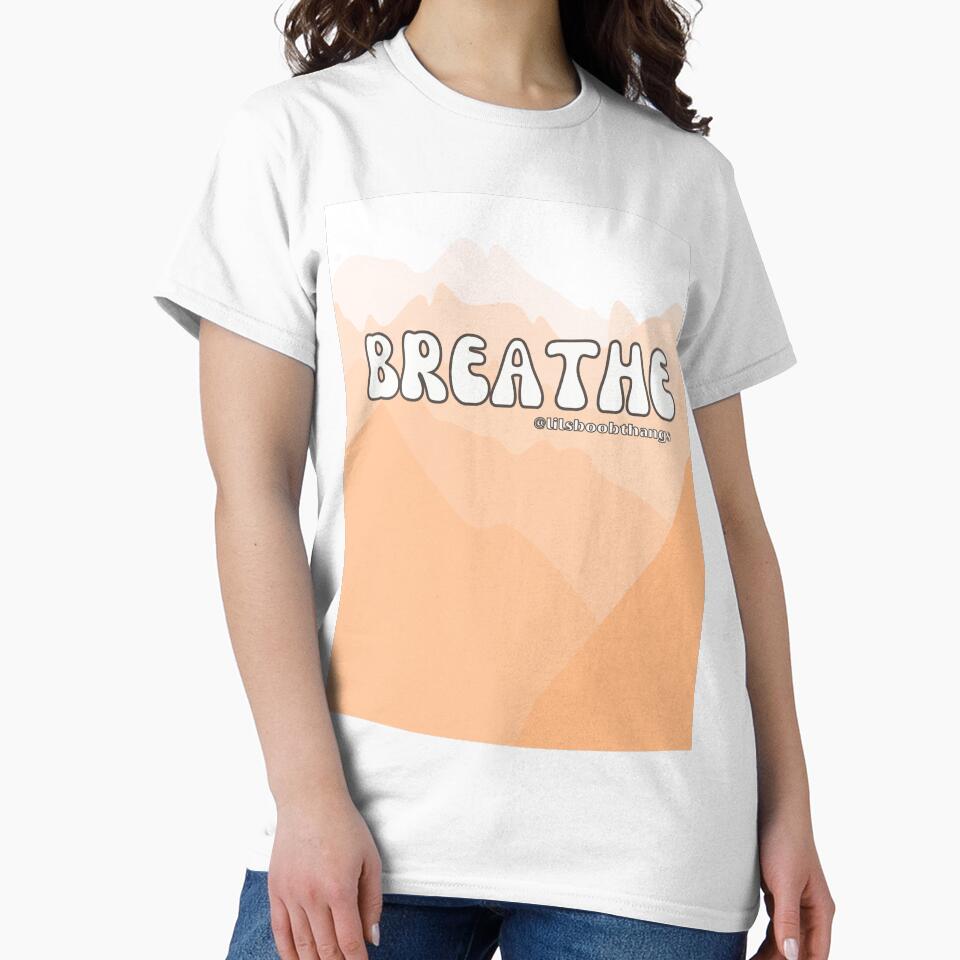 Breathe Mountain Air v7 | @lilsboobthangs by lilsboobthangs T-Shirts, Hoodie, Sweatshirt | BlankRebels.com (Image 2)