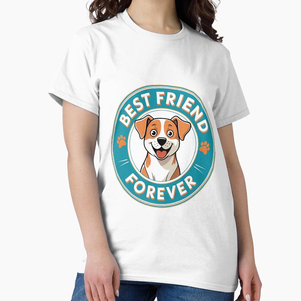 Best Friend Forever Dog BFF Dog Best Friend by Furry Paw  Prints T-Shirts, Hoodie, Sweatshirt | BlankRebels.com (Image 2)