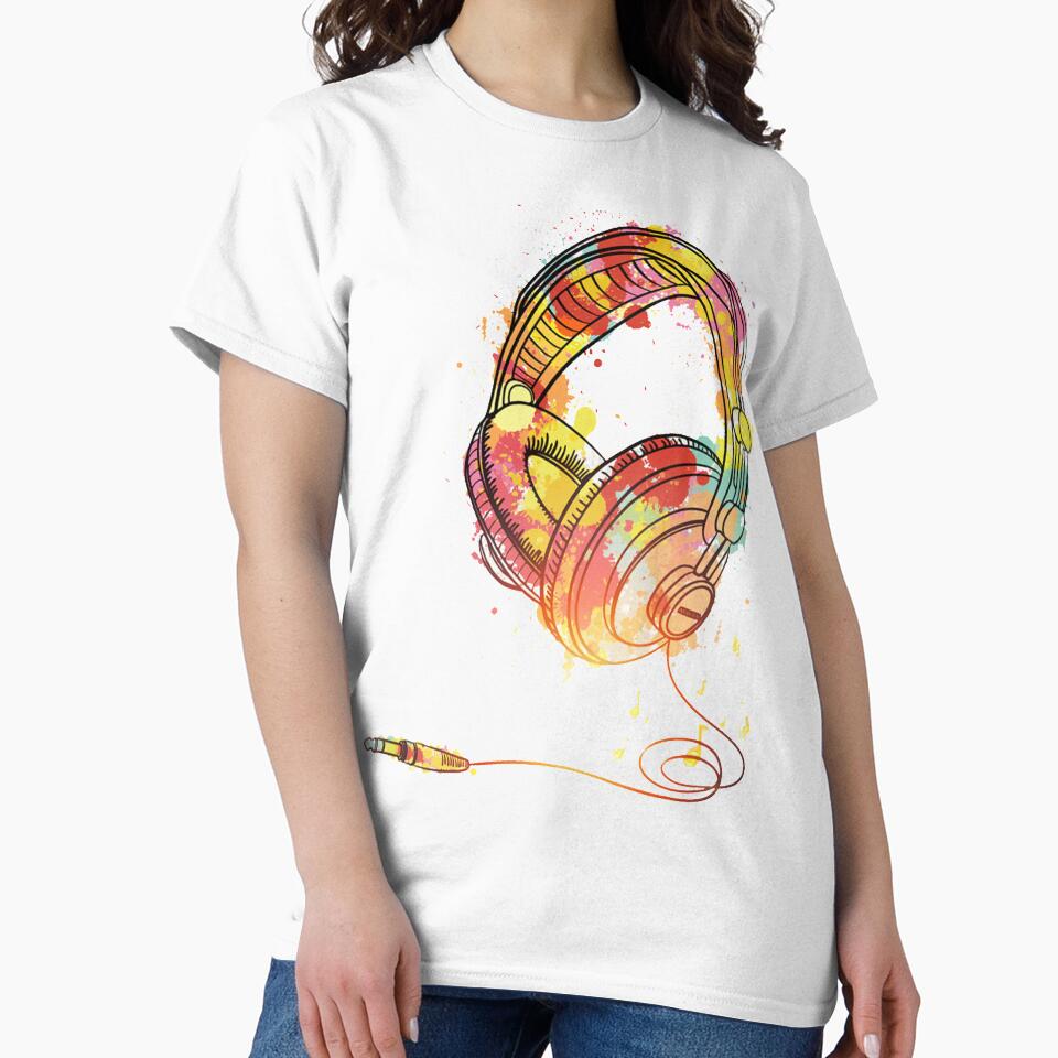 Multicolor earphone by Negasonic T-Shirts, Hoodie, Sweatshirt | BlankRebels.com (Image 2)