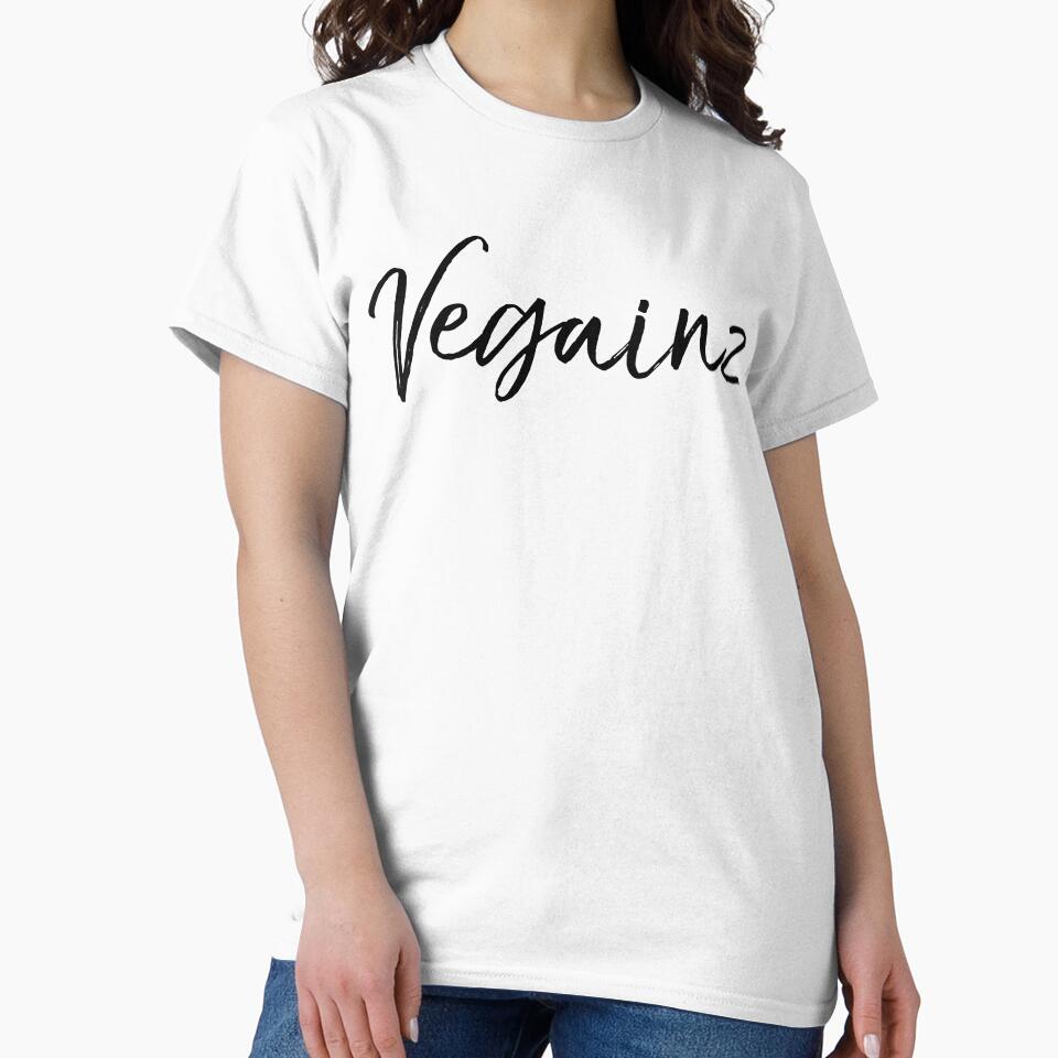Vegainz Vegan Gains Pun Funny Workout Quote by TNDesignStudio T-Shirts, Hoodie, Sweatshirt | BlankRebels.com (Image 2)