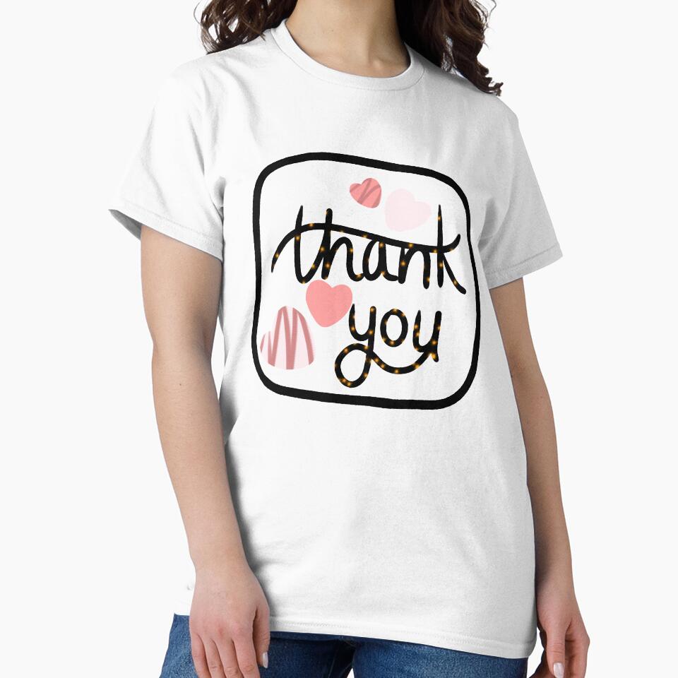 thank you note by Wizabi T-Shirts, Hoodie, Sweatshirt | BlankRebels.com (Image 2)