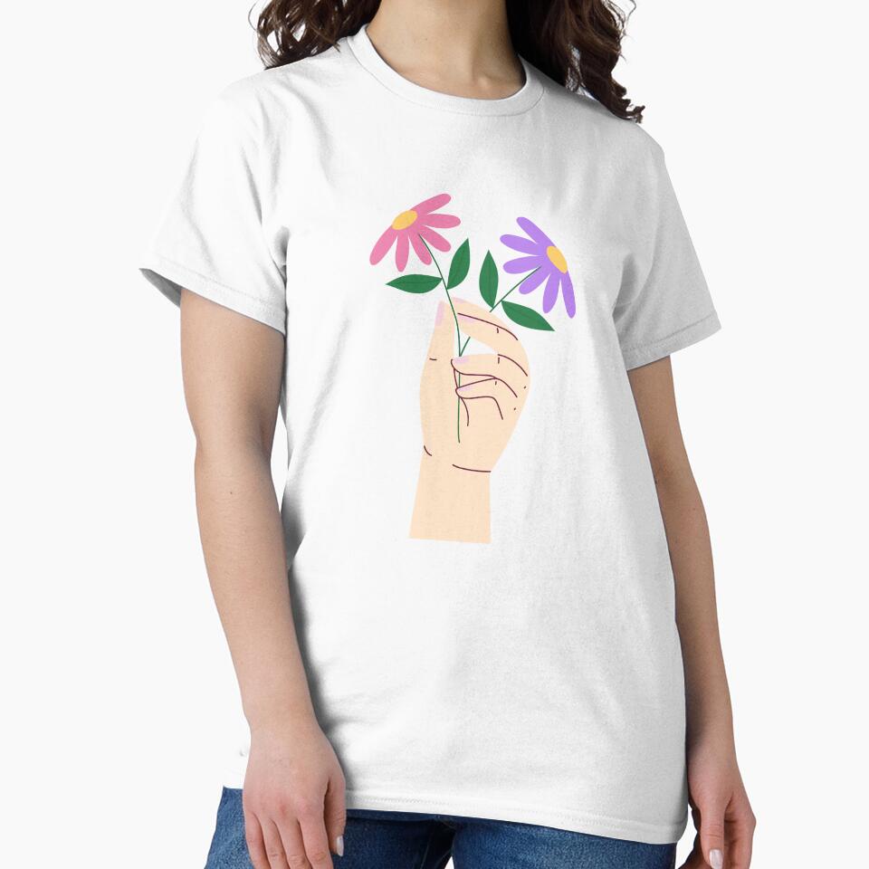 Cute flowers to you sticker by DesignPMG T-Shirts, Hoodie, Sweatshirt | BlankRebels.com (Image 2)