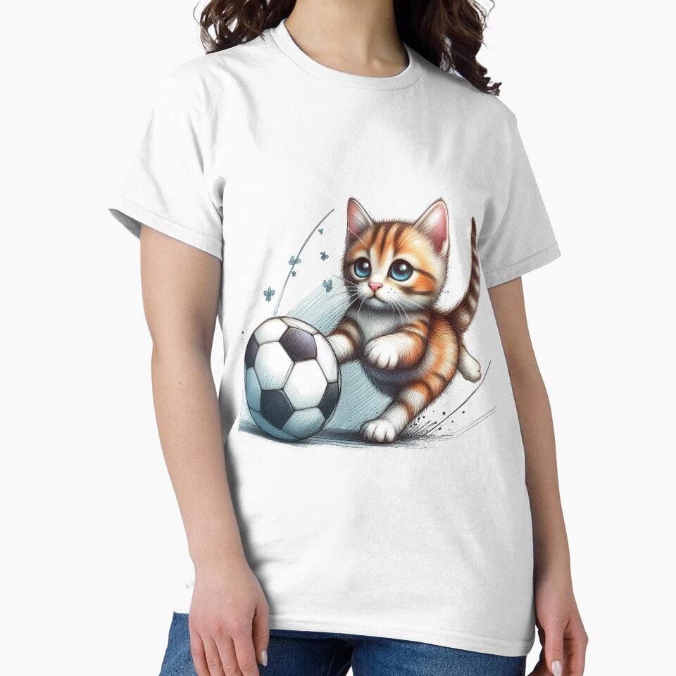 Football and Cat by VANWANSHOP