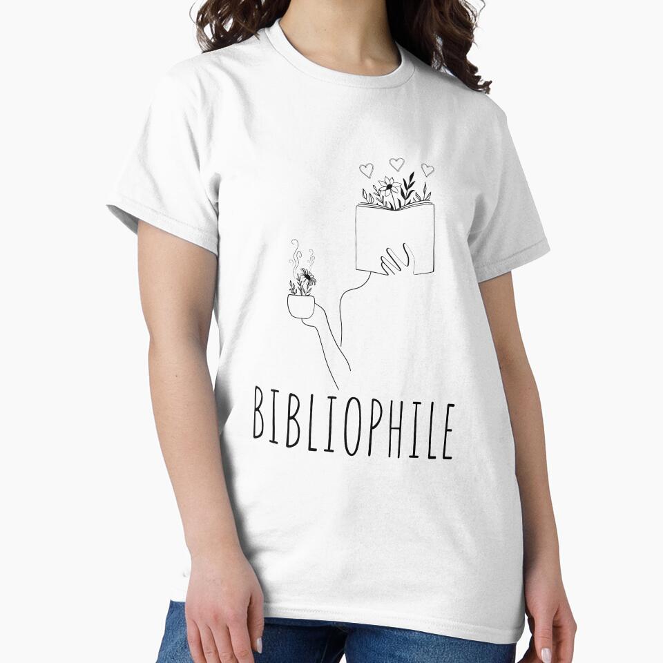 BIBLIOPHILE by JoysBooks T-Shirts, Hoodie, Sweatshirt | BlankRebels.com (Image 2)