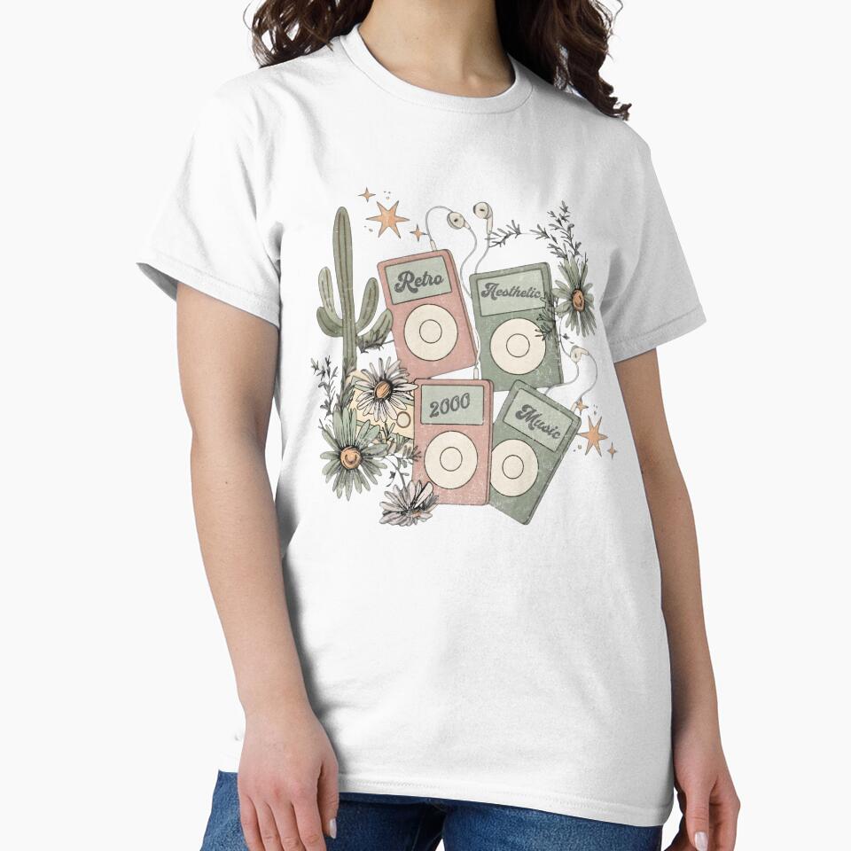 2000s Retro Music Aesthetic — Vintage Music by Nacho Average Designs T-Shirts, Hoodie, Sweatshirt | BlankRebels.com (Image 2)