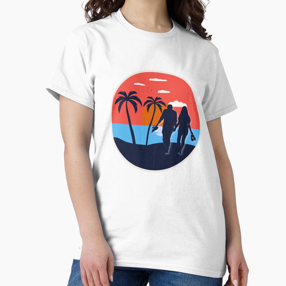 Couple On The Beach by TravelAddicts T-Shirts, Hoodie, Sweatshirt | BlankRebels.com (Image 2)