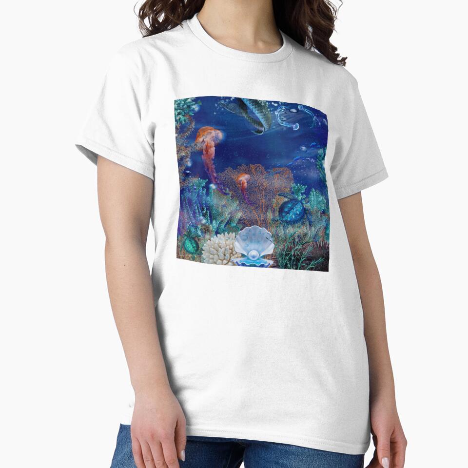 Under The Ocean by Asmaa Abdul-Azim T-Shirts, Hoodie, Sweatshirt | BlankRebels.com (Image 2)