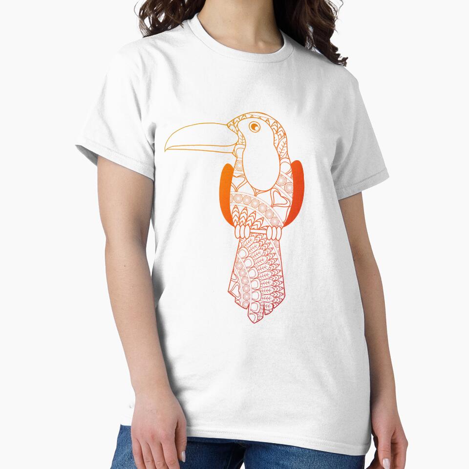 Mandala Toucan | yoga top by PetrKad T-Shirts, Hoodie, Sweatshirt | BlankRebels.com (Image 2)
