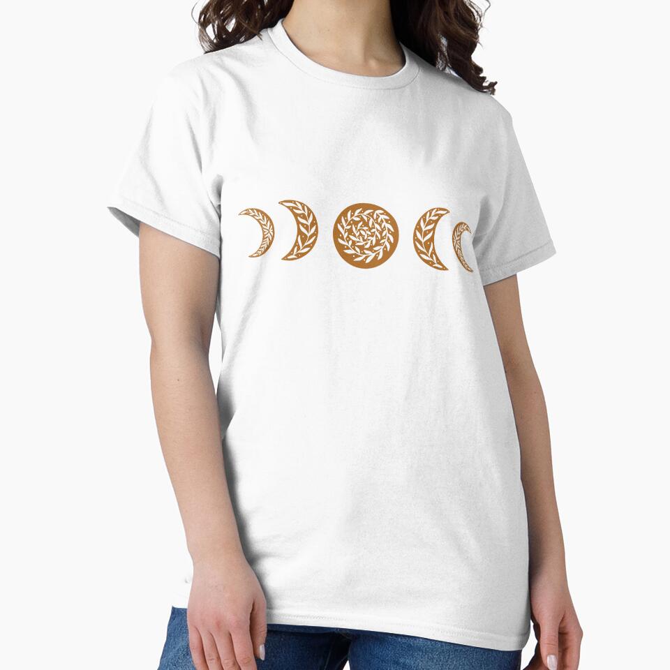 Boho Floral Moon Phase by Yamurchik T-Shirts, Hoodie, Sweatshirt | BlankRebels.com (Image 2)