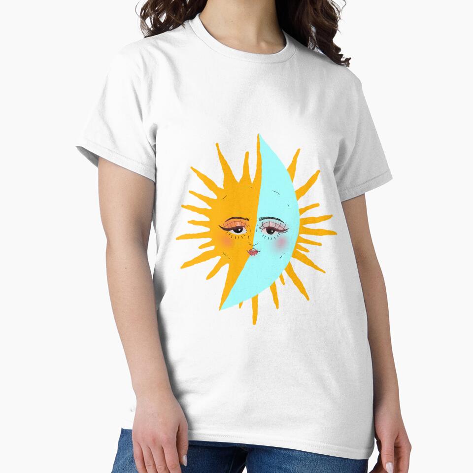 Feminine sun moon lavender by Mermaidssparkle T-Shirts, Hoodie, Sweatshirt | BlankRebels.com (Image 2)