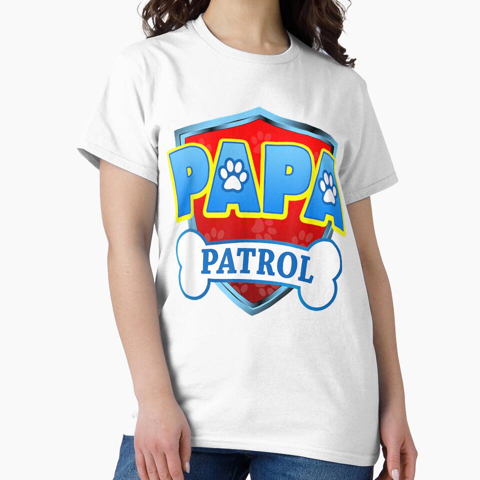 Creative Nimble Enthusiasm Relief Cute Funny Papa Patrol - Dog Mom, Dad For Men Women Cool Gifts by... (Image 2)