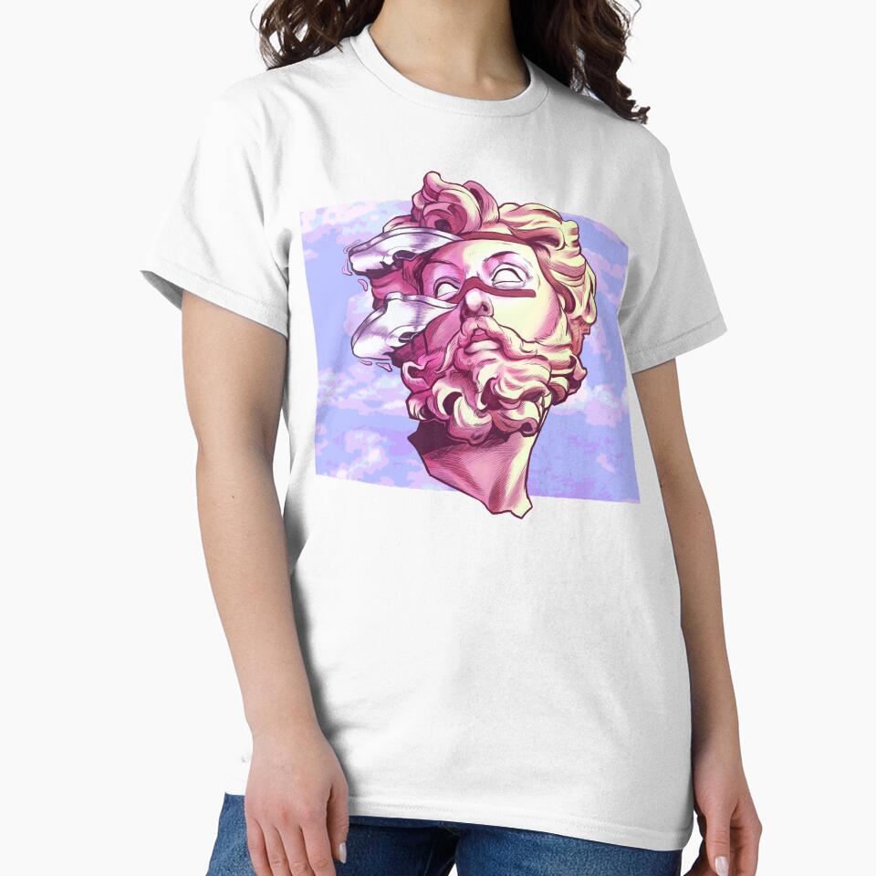 Vaporwave Statue Head T-Shirts, Hoodie, Sweatshirt