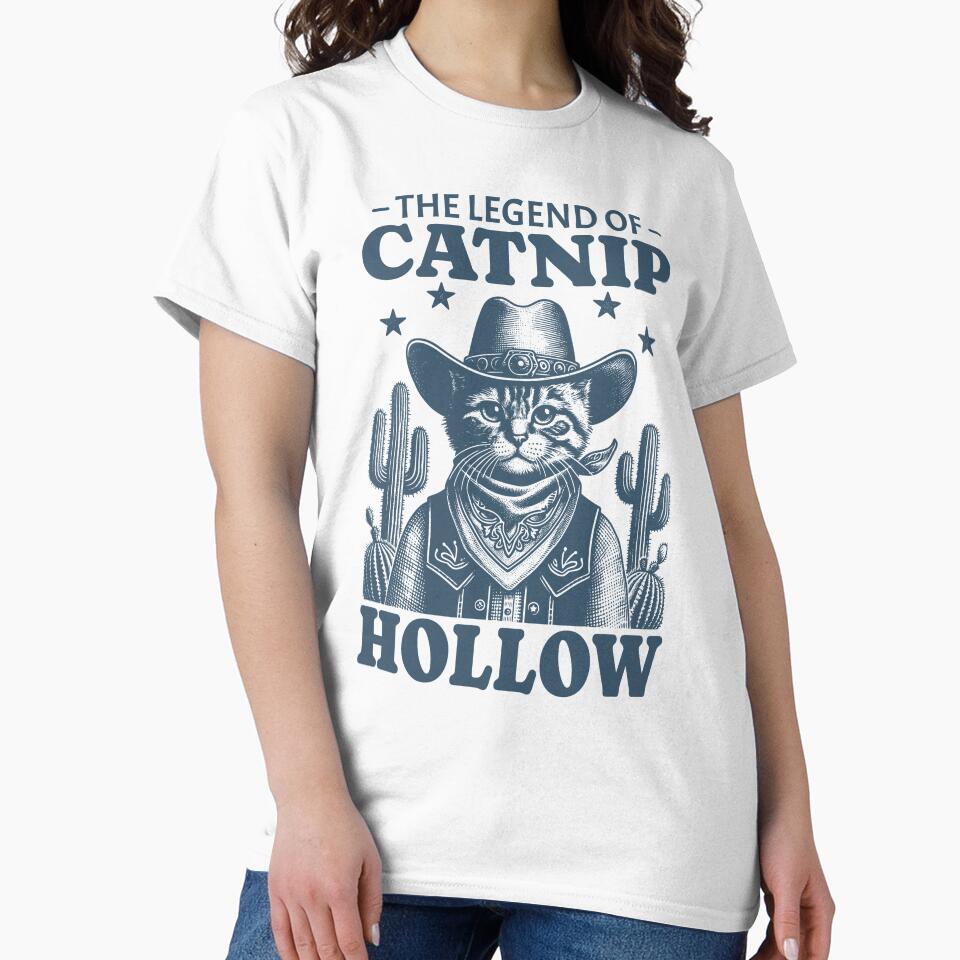 The Legend Of Catnip Hollow Western Cat Cowboy by MaxOutDesign T-Shirts, Hoodie, Sweatshirt | BlankRebels.com (Image 2)