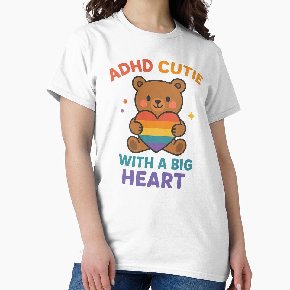 ADHD Cutie with a Big Heart – Love & Pride by MomParentADHD T-Shirts, Hoodie, Sweatshirt | BlankRebels.com (Image 2)
