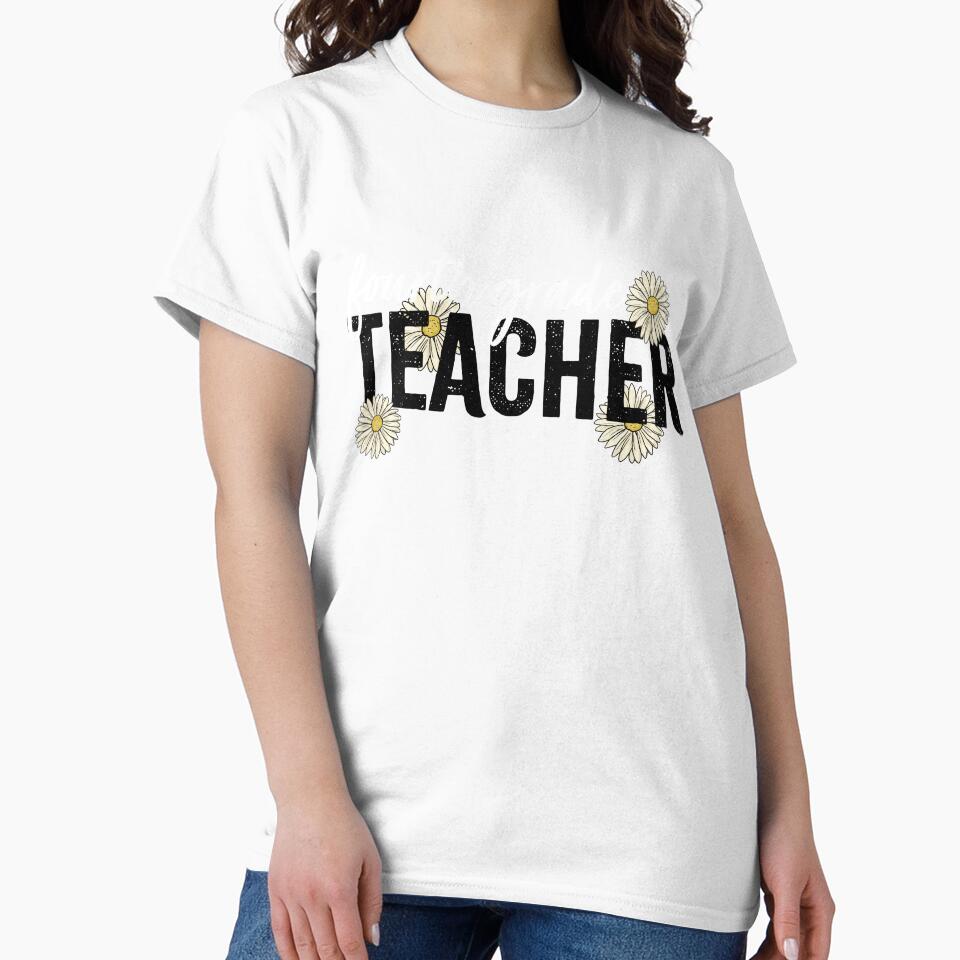 TEACHER FOURTH GRADE by JavierShih T-Shirts, Hoodie, Sweatshirt | BlankRebels.com (Image 2)