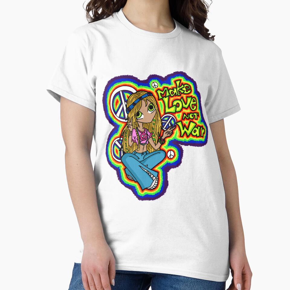 Hippie (Background) by Sadie Turner T-Shirts, Hoodie, Sweatshirt | BlankRebels.com (Image 2)