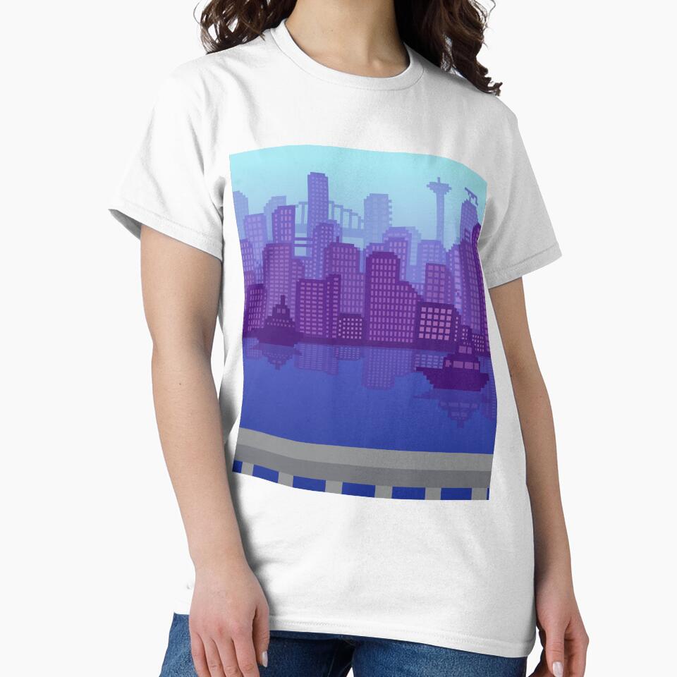 Ocean Pixel City by SoulButler