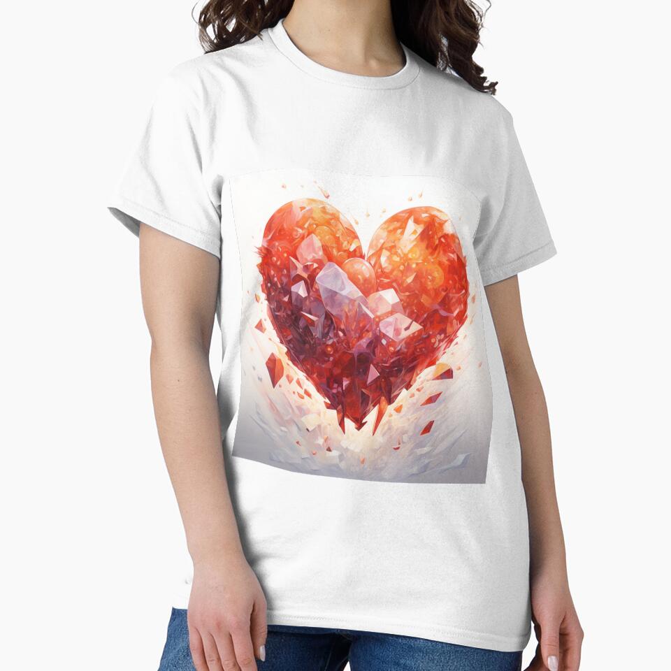 Divine Crystal heart. by ArtbyJanineTate T-Shirts, Hoodie, Sweatshirt | BlankRebels.com (Image 2)