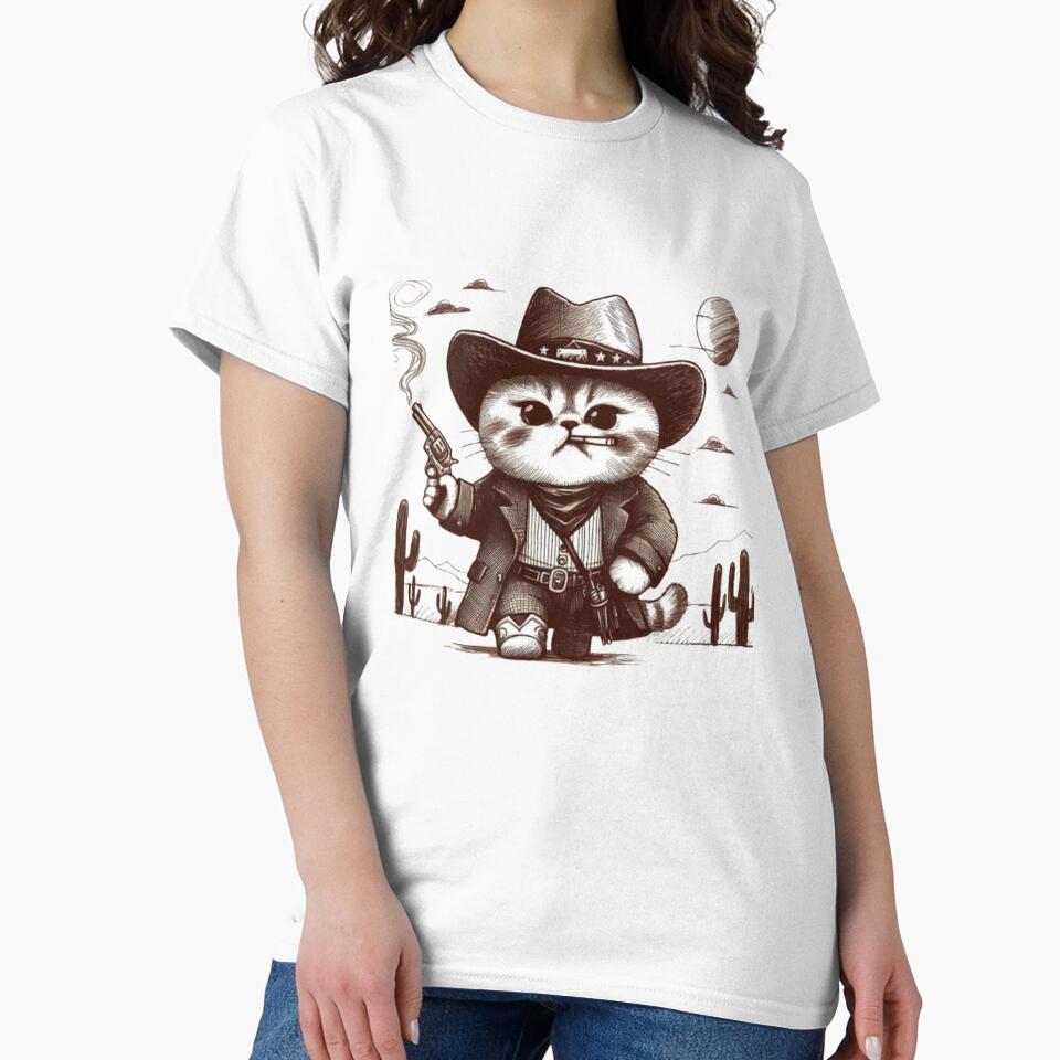 Sheriff Cat by EmberlyDawn T-Shirts, Hoodie, Sweatshirt | BlankRebels.com (Image 2)