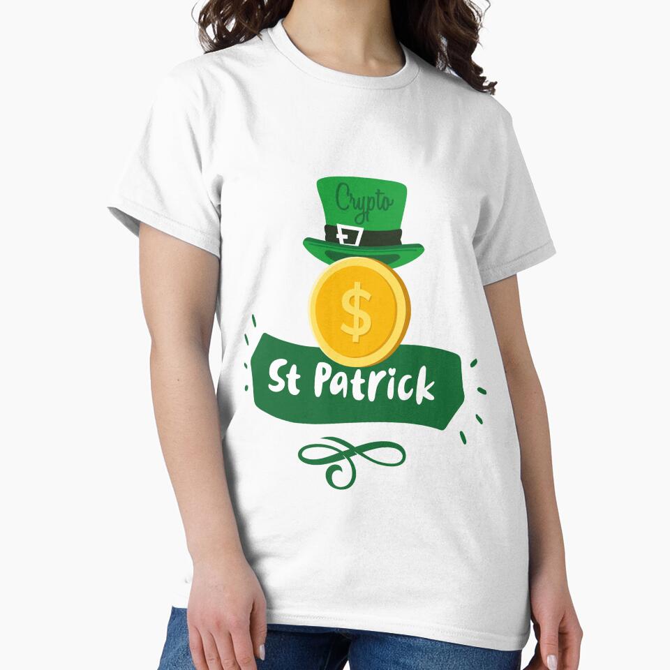 Crypto St Patricks Day by vooART T-Shirts, Hoodie, Sweatshirt | BlankRebels.com (Image 2)