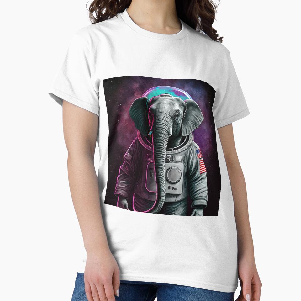astronaut elephant by IA-Power T-Shirts, Hoodie, Sweatshirt | BlankRebels.com (Image 2)